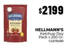 Diarco Hellmann's - ketchup doy pack x 250 gr. cód:18488 oferta