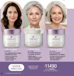 Millanel Cosmética Millanel cosmética crema para rostro antiage+ de 60 años oferta