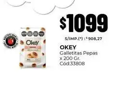 Diarco Okey - galletitas pepas cód:33808 oferta