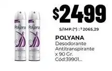 Diarco Polyana - desodorante antitranspirante x 90 gr. cód:39901 oferta