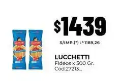 Diarco Lucchetti - fideos oferta