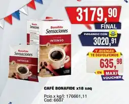 Maxiconsumo Bonafide - café bonafide x18 saq oferta