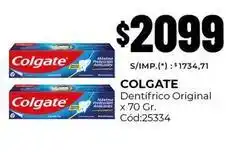 Diarco Colgate - dentifrico original x 70 gr. cód:25334 oferta