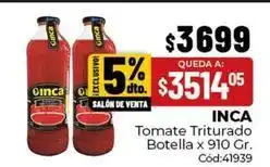 Diarco Inca - tomate triturado botella oferta