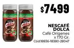 Diarco Nescafé - nescafé dolca café orígenes x 170 gr. cód:18836-18380-28047 oferta