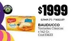 Diarco Bauducco - tostadas clásicas x 142 gr. cód:33633 oferta