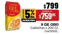 Diarco 9 de oro - galle tits 9 de oro clásicas cód:32502 oferta