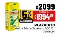 Diarco Playadito - yerba mate suave x 500 gr. c uevo:18094 oferta