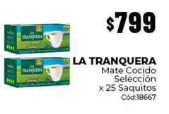 Diarco La tranquera - mate cocido selección x 25 saquitos cód:18667 oferta