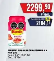Maxiconsumo Marolio - mermelada frutilla oferta