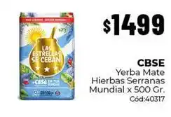 Diarco Cbse - yerba mate hierbas serranas mundial x 500 gr. cód:40317 oferta