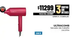 Diarco Ultracomb - secador de cabello cód 817794 oferta