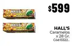 Diarco Halls - caramelos x 28 gr. cód:13322 oferta