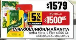 Diarco Yerba mate 4 flex x 500 gr. cód:50408-50406-50404 oferta