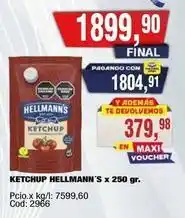 Maxiconsumo Hellmann's - ketchup oferta