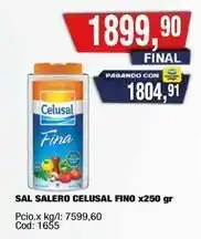 Maxiconsumo Celusal - sal salero celusal fino oferta