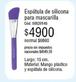 Millanel Cosmética milliard espátula de silicona para mascarilla oferta