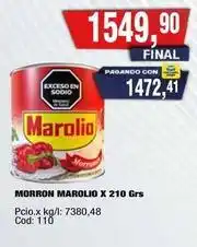 Maxiconsumo Marolio - morron oferta