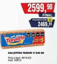 Maxiconsumo Traviata - galletitas x 540 gr oferta