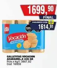 Maxiconsumo Vocacion - galletitas vocacion acaramel.x 435 gr oferta