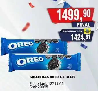 Maxiconsumo Oreo - galletitas x 118 gr oferta