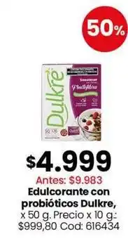 Coto Edulcorante con probióticos oferta