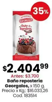 Coto Georgalos - baño repostería oferta