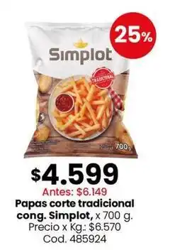 Coto Papas corte tradicional oferta