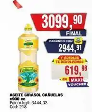 Maxiconsumo Cañuelas - aceite girasol oferta