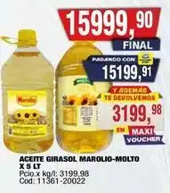 Maxiconsumo Marolio - aceite girasol molto oferta