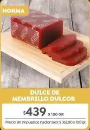Jumbo Dulcor - dulce de membrillo oferta