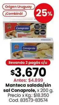 Coto Origen - manteca salada/sin sal oferta