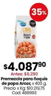 Coto Arcor - premzcla para ñoquis de papa oferta