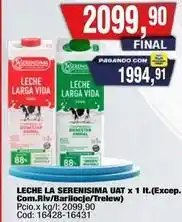 Maxiconsumo Vida - leche la serenisima uat x 1 it.(excep.com.riv/barilocje/ttelew) oferta
