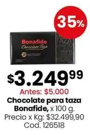 Coto Bonafide - chocolate para taza oferta