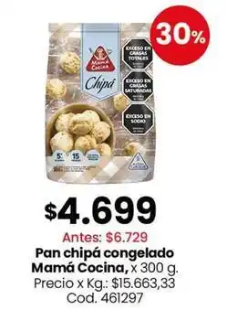 Coto Pan chipá congelado, x 300 g. cod. 461297 oferta