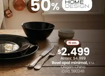 Coto Origen - bowl opal minimal oferta