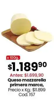 Coto Queso mozzarella oferta