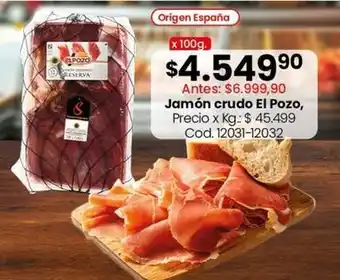 Coto Pozo - jamón crudo oferta