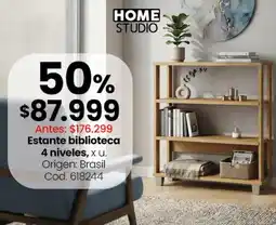Coto Origen - estante biblioteca 4 niveles, x u. cod. 618244 oferta