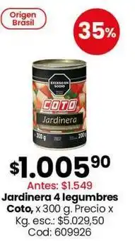 Coto Coto - jardinera 4 legumbres oferta