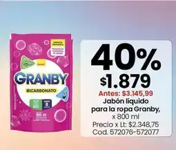 Coto Granby - jabón líquido para la ropa oferta