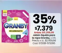 Coto Granby - jabón líquido para la ropa oferta