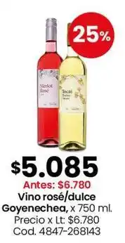 Coto Goyenechea - vino ros uevo/dulce oferta