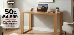 Coto Origen - escritorio madera roble natural, cod. 618261 oferta