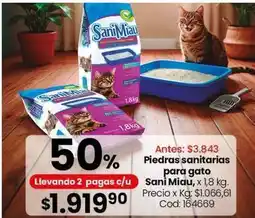 Coto Piedras sanitarias para gato oferta