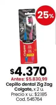 Coto Colgate - cepillo dental zig zag oferta