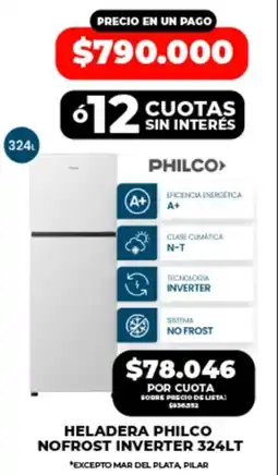 Supermayorista Vital Philco heladera nofrost inverter oferta