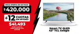 Supermayorista Vital Tcl smart tv qled oferta