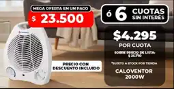 Supermayorista Vital Grivel caloventor oferta